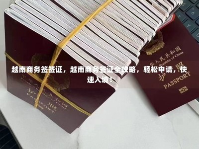 越南商務(wù)簽證全攻略 輕松申請，快速入境